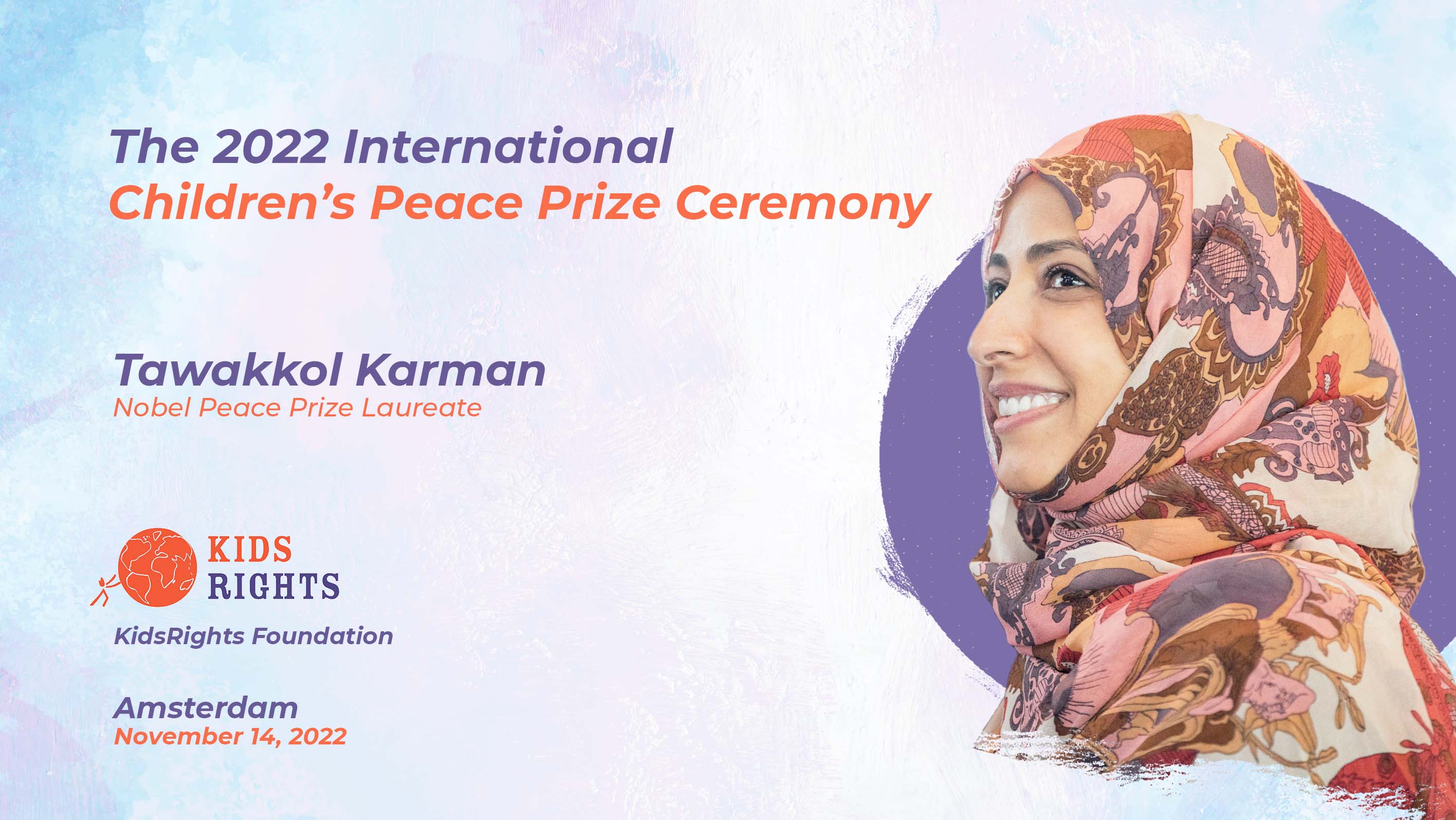 Tawakkol Karman heads to Amsterdam to join 2022 International Children's Peace Prize